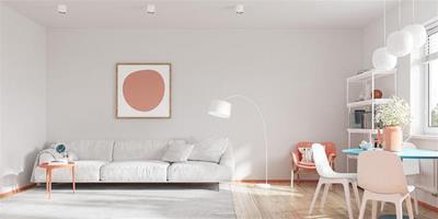 藍+橙的撞色空間 25㎡小公寓打造格調家居