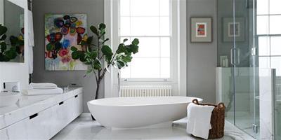 白色浴室的最佳色彩搭配 讓你有更輕松的體驗