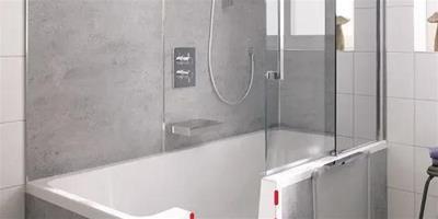 浴缸做個缺口設計 淋浴泡澡兩不誤