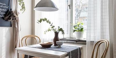 滿足小型餐廳的最佳風格 節省空間的家庭餐桌創意