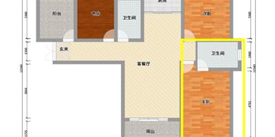 主臥衛生間門正對床 巧妙地改造成衣帽間空間增大10倍