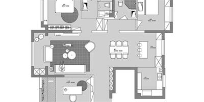 120㎡現代簡約家 營造自然舒適的空間