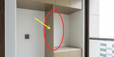 陽臺的柜子怎么設計實用 這2cm擋板記得加上！