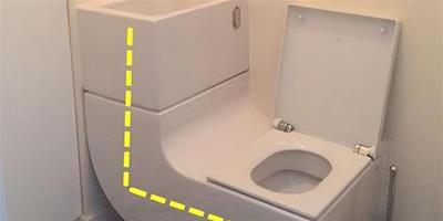 洗手臺和馬桶一體化設計 適合小戶型省水又省空間！