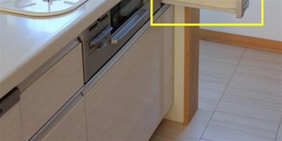 增加廚房的收納 灶臺裝上長抽屜實用性高