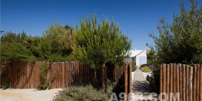 葡萄牙西南海岸Alentejo 沙丘住宅花園