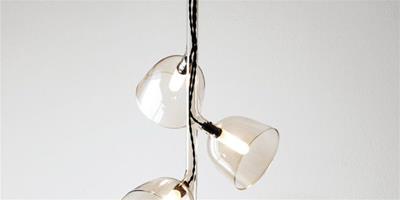 一體成型，時尚細膩的玻璃吊燈