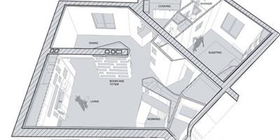 半開放式的負體積設計/h2o建築事務所