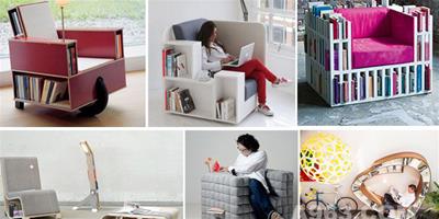 書友福利：時尚的創意書架椅