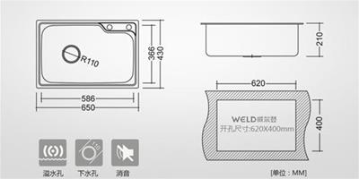 單槽水槽尺寸 水槽尺寸