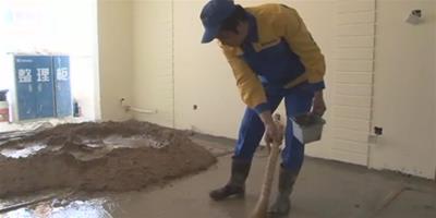 裝修流程：地面水泥砂漿找平施工