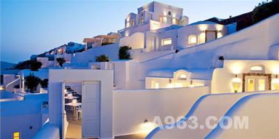 酒店設計欣賞：懸崖邊的希臘Canaves Oia Hotel