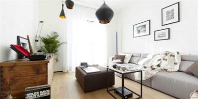 老公寓改造效果圖 充滿陽光的純白色空間