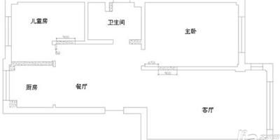 85㎡二手樓中樓改造 廚房、兒童房效果展示