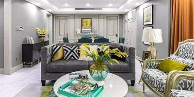 16.8萬120平美式風格三居室 有格調有個性的家居