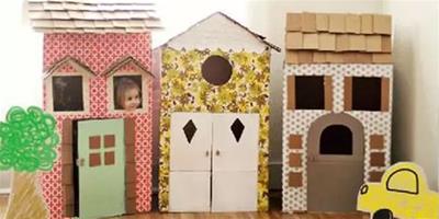 家居DIY：紙箱製作房子 一起來diy小屋吧