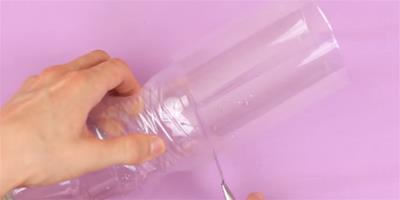家居DIY：兩個塑膠瓶折疊手工DIY精美禮品包裝盒