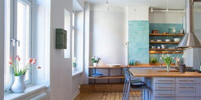 北歐風格廚房木地板裝修效果圖賞析