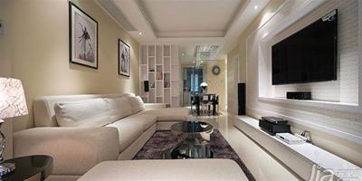 現代簡約客廳空間 通透典雅大氣米色家