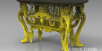 演繹經典，3D列印的18世紀抽斗桌