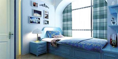 房間色彩設計之浪漫藍白搭配