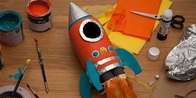 家居DIY：可樂瓶DIY太空梭模型