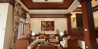 豪華東南亞風格別墅裝修 色彩明亮且溫馨大氣的家居