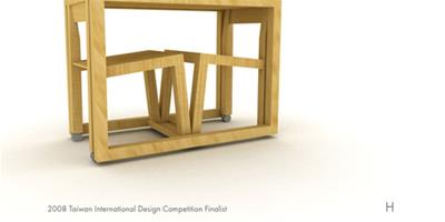 超酷創意家居設計：H形課桌椅