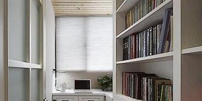 狹長型書房裝修設計方案 狹長型書房裝修設計效果圖