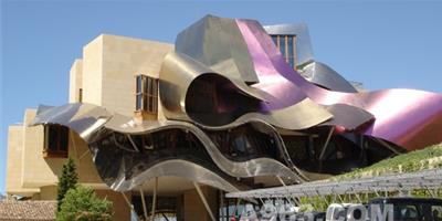 西班牙de riscal葡萄酒釀造廠—frank gehry設計作品