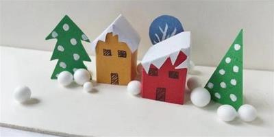 手工DIY：聖誕鎮製作步驟 不錯的親子手工項目